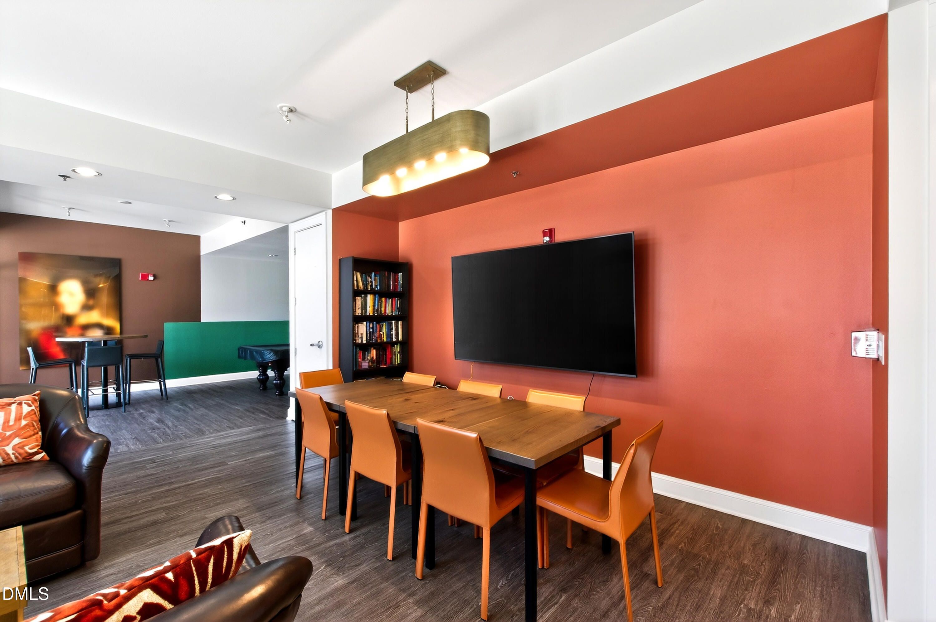 618 North Boylan Avenue, Unit 506 Raleigh, NC 27603 - Photo 50 of 71 a view of a dining room with furniture and wooden floor