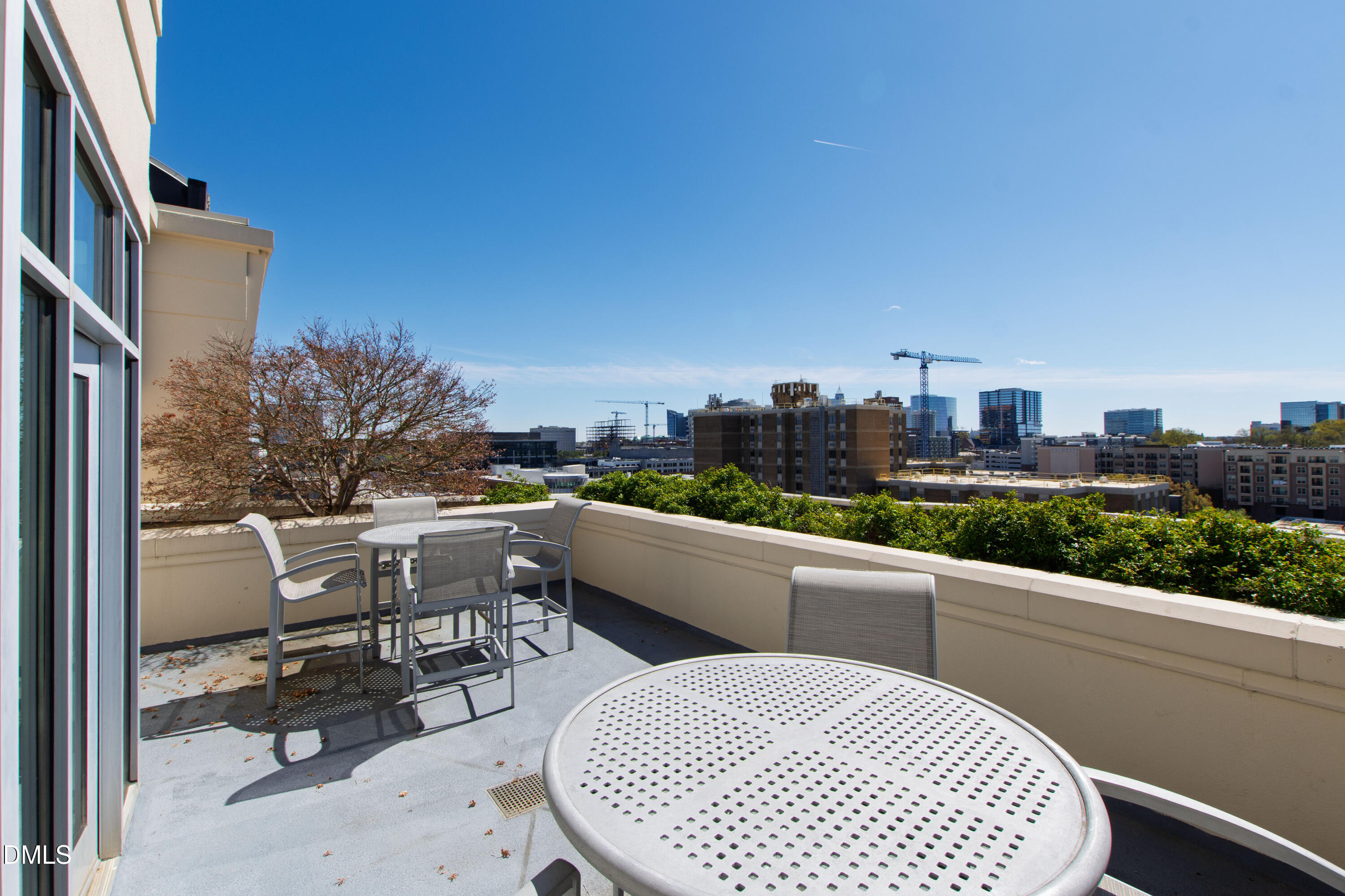618 North Boylan Avenue, Unit 506 Raleigh, NC 27603 - Photo 56 of 71 a view of roof deck with patio