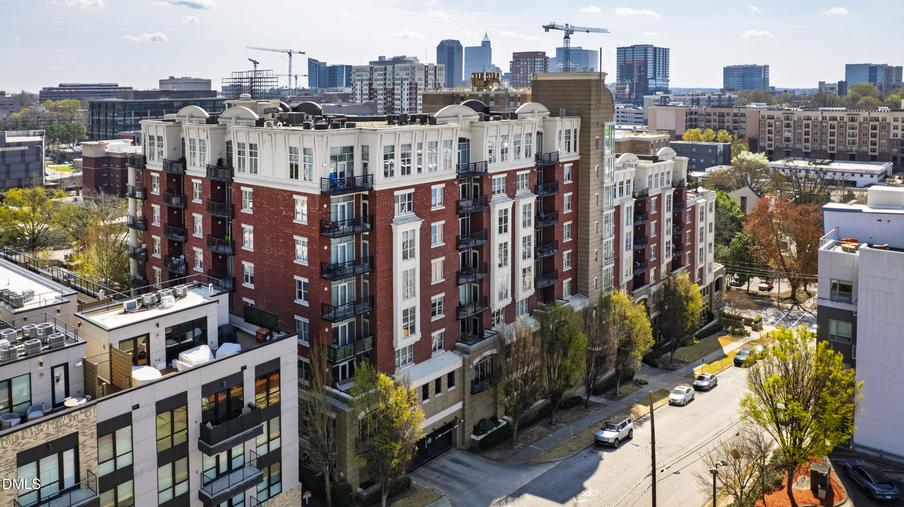 618 North Boylan Avenue, Unit 506 Raleigh, NC 27603 - Photo 63 of 71 a view of a city with tall buildings