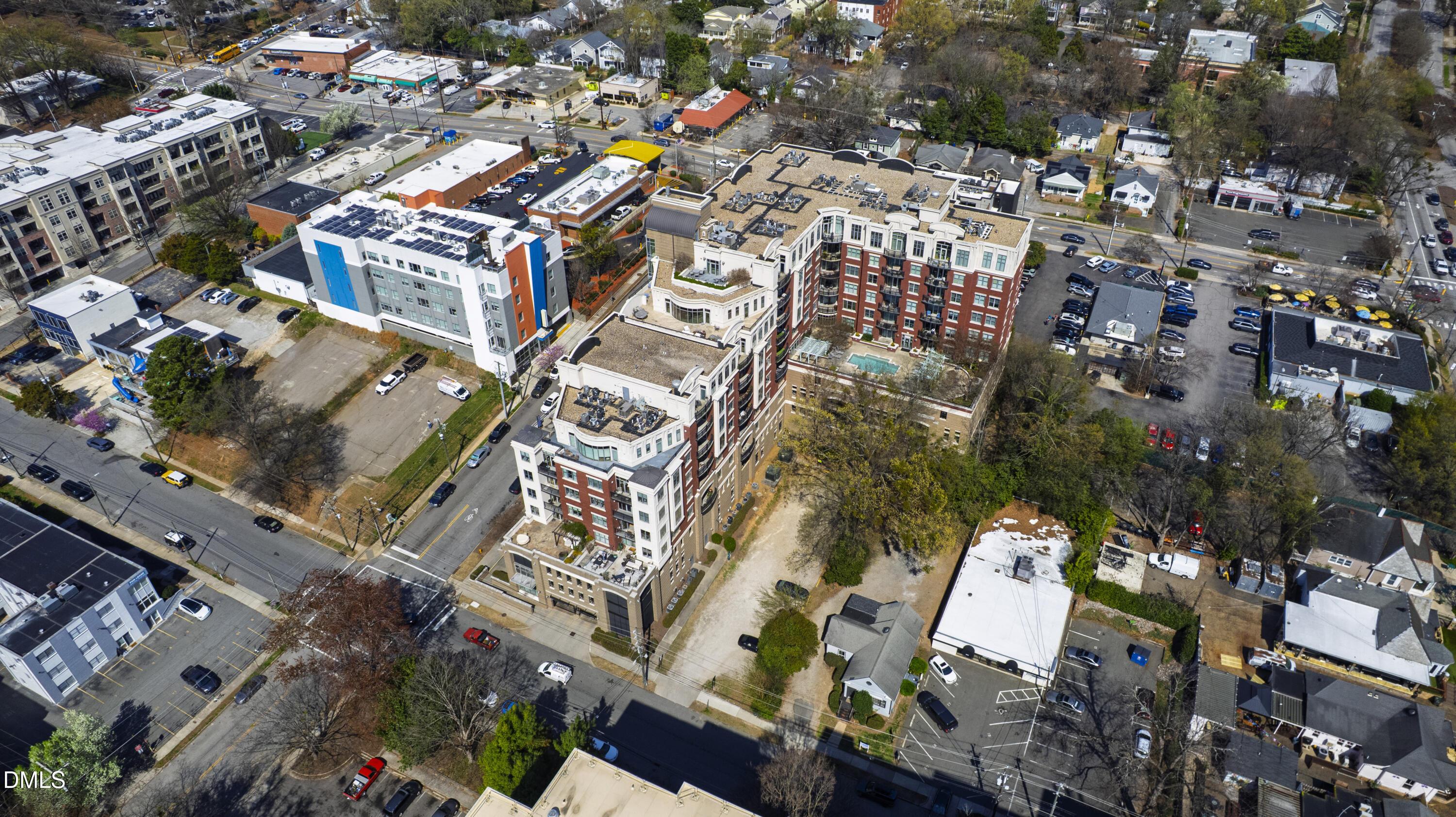 618 North Boylan Avenue, Unit 506 Raleigh, NC 27603 - Photo 66 of 71 an aerial view of a city
