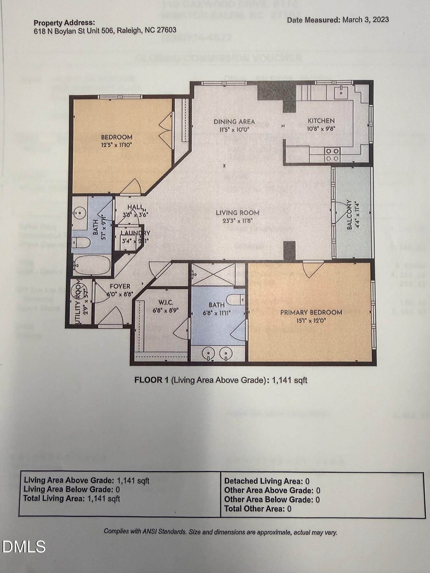 618 North Boylan Avenue, Unit 506 Raleigh, NC 27603 - Photo 71 of 71 floorplan jpeg.