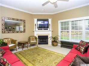 3527 Nestling Lane Fort Mill, SC 29708 - Photo 9 of 16 a living room with furniture fireplace and flat screen tv