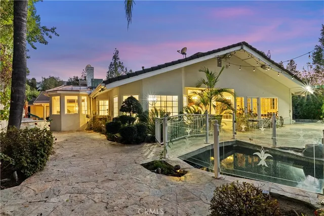 a view of a house with a outdoor space