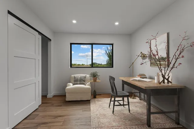 wooden floor in an empty room