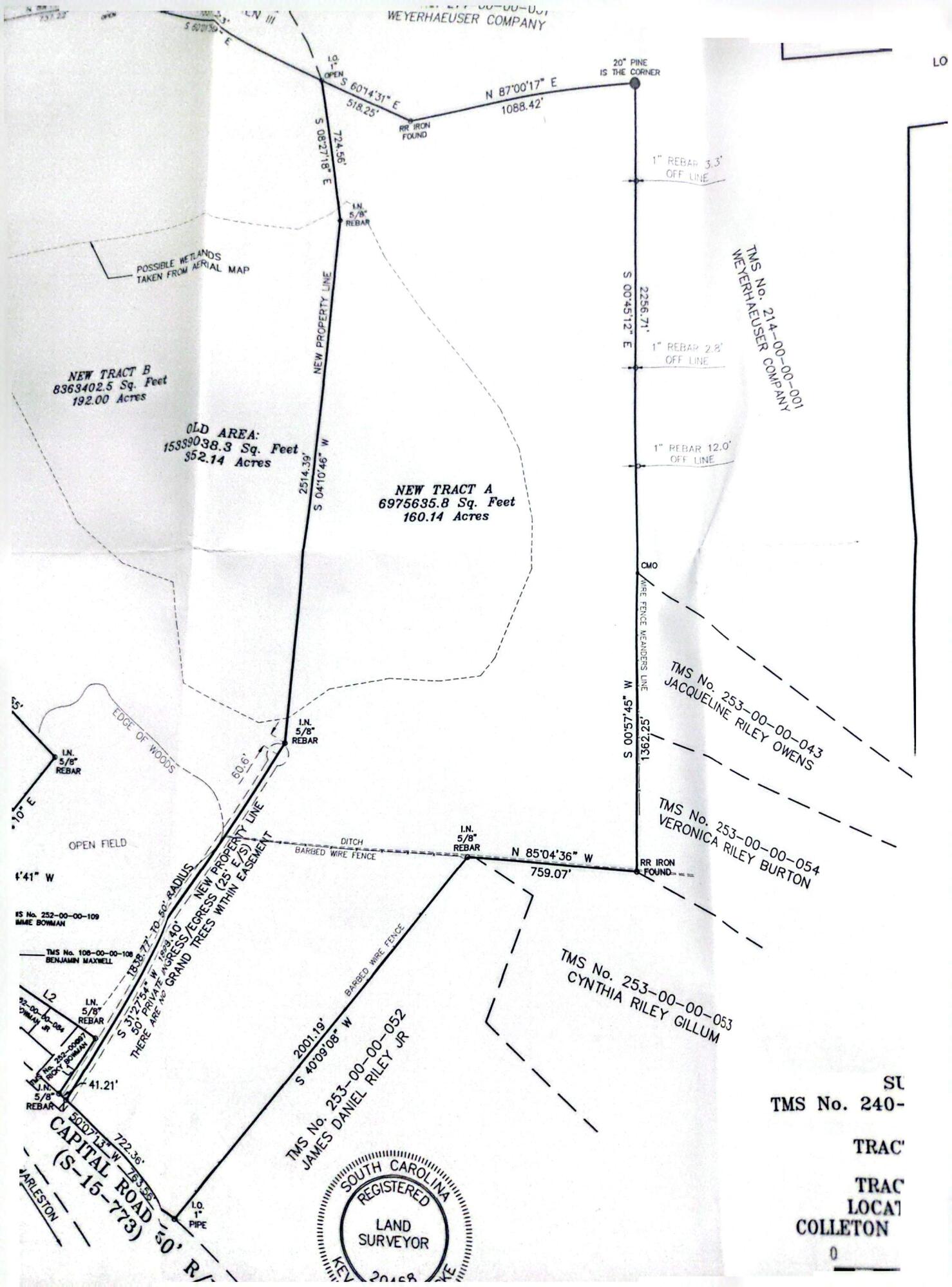0 Capital Road Jacksonboro, SC 29452 - Photo 2 of 6 plat