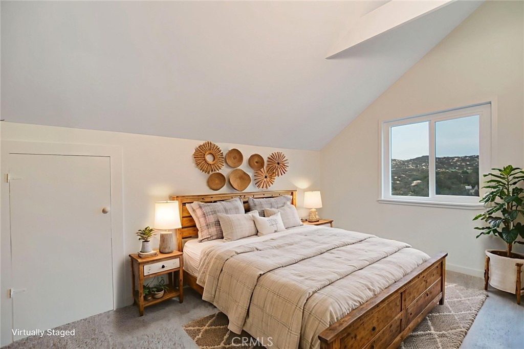 6750 Rainbow Heights Road Fallbrook, CA 92028 - Photo 40 of 64 Upstairs Bedroom 4 - Mountain View Side - Virtually Staged