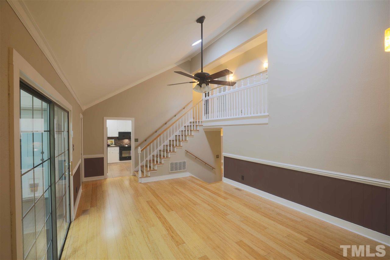 2017 Mallard Lane Raleigh, NC 27609 - Photo 6 of 25 a view of entryway and hall with wooden floor
