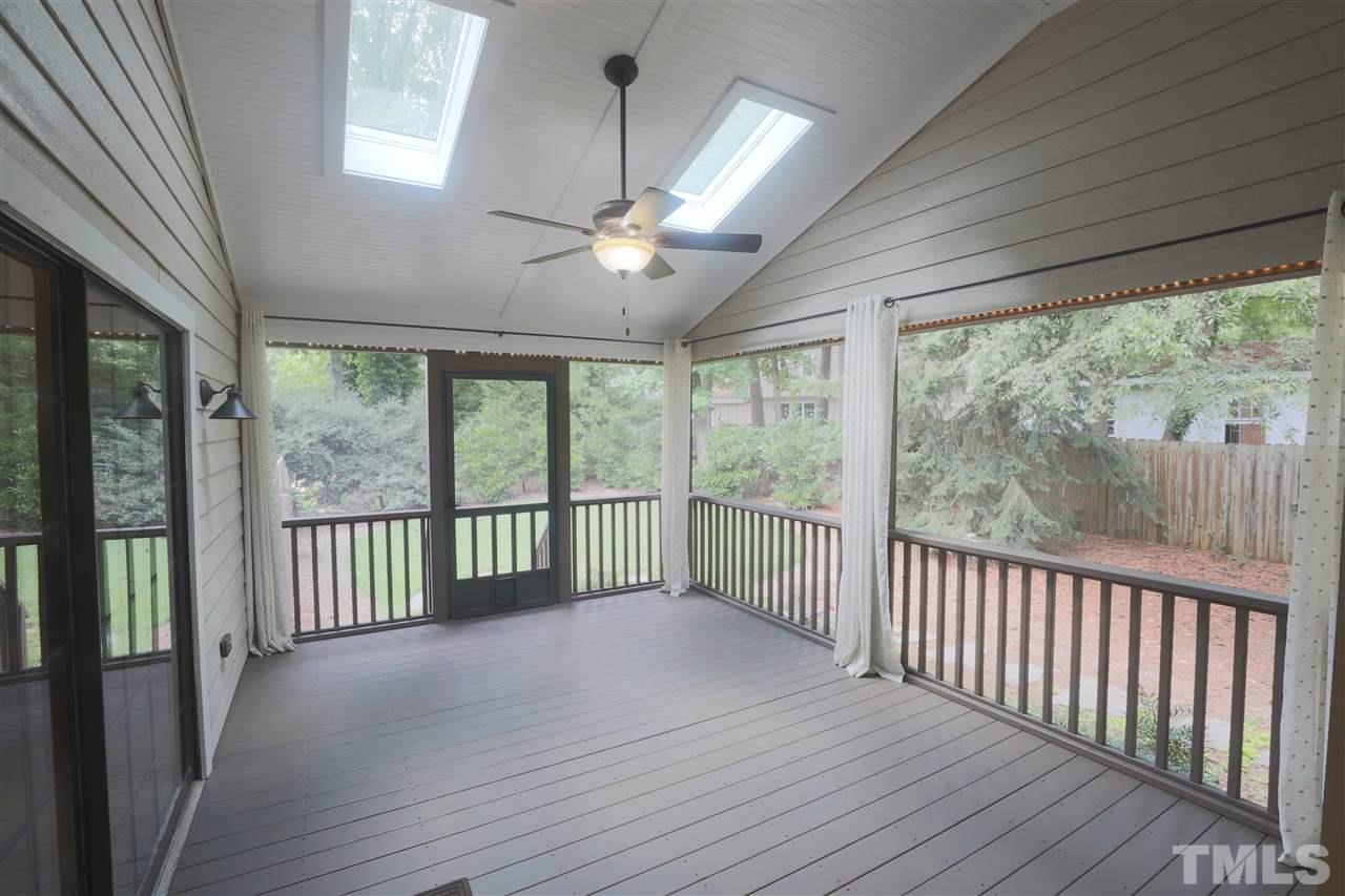 2017 Mallard Lane Raleigh, NC 27609 - Photo 7 of 25 a view of a porch with wooden floor