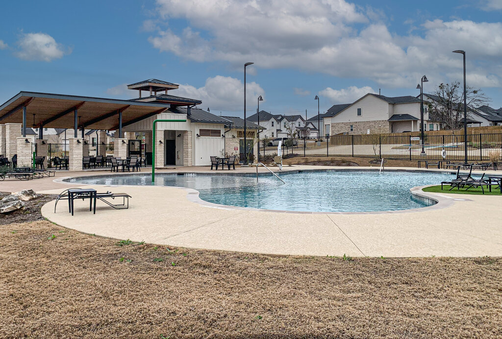 2903 Sebring Circle Austin, TX 78747 - Photo 29 of 31 a view of a swimming pool with sitting area