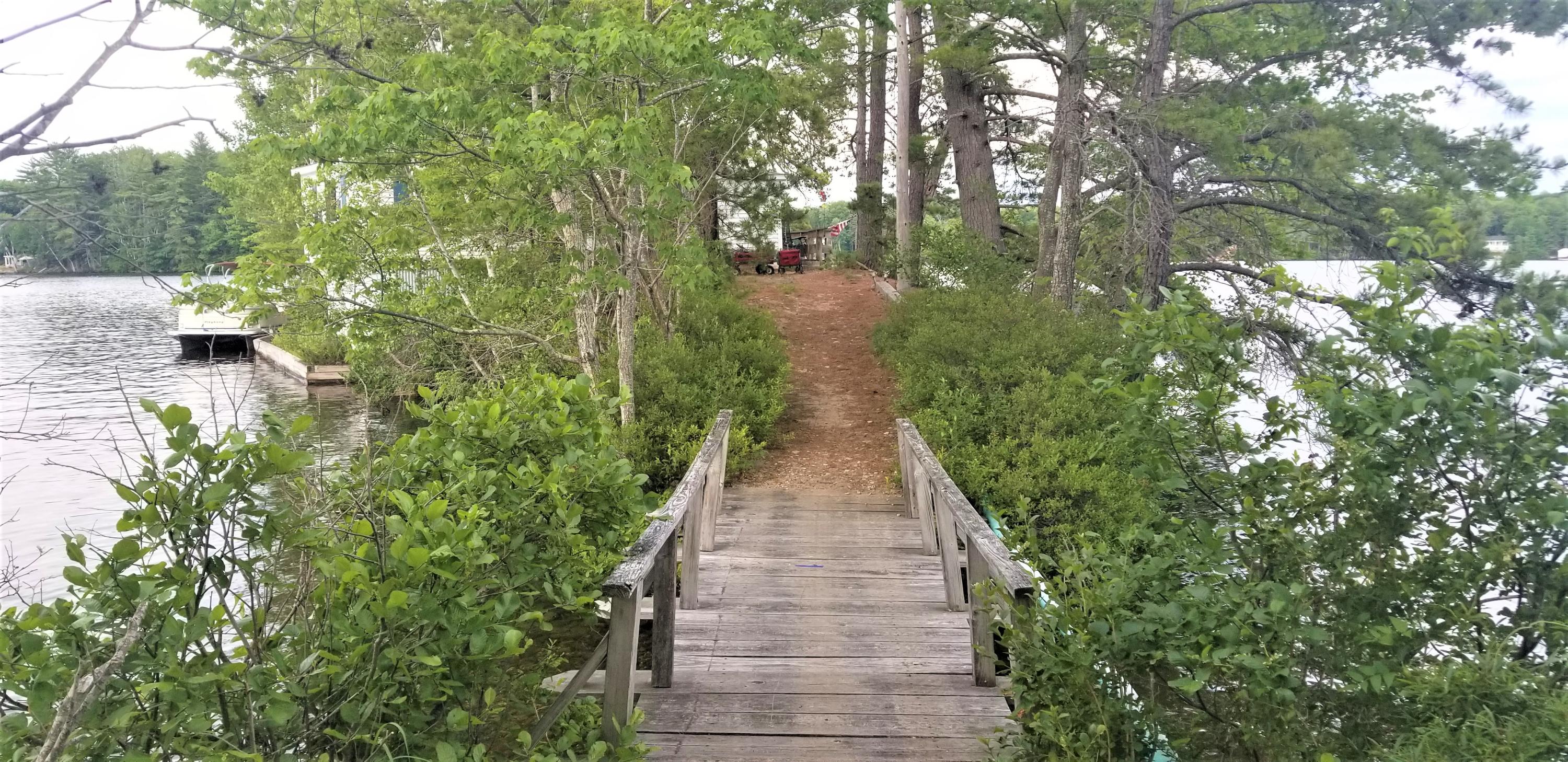 195 West Shore Road East Waterboro, ME 04030 - Photo 3 of 26 west shore bridge to the cottage