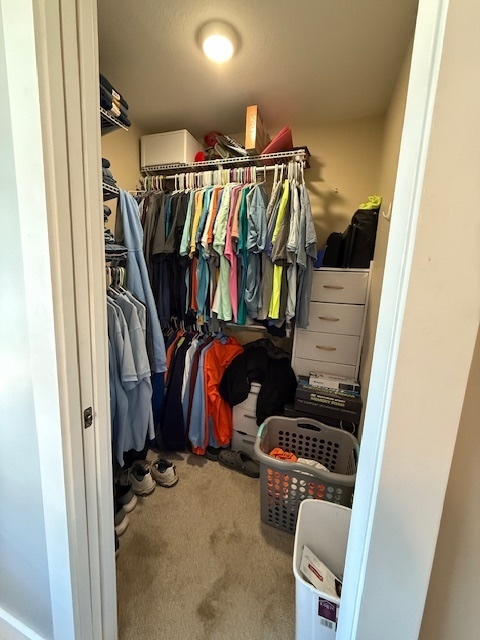 708 East North Street Monticello, IL 61856 - Photo 17 of 38 a view of walk in closet with clothes and shoes