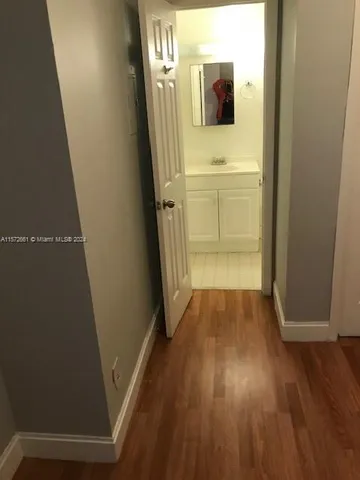 wooden floor in a gallery