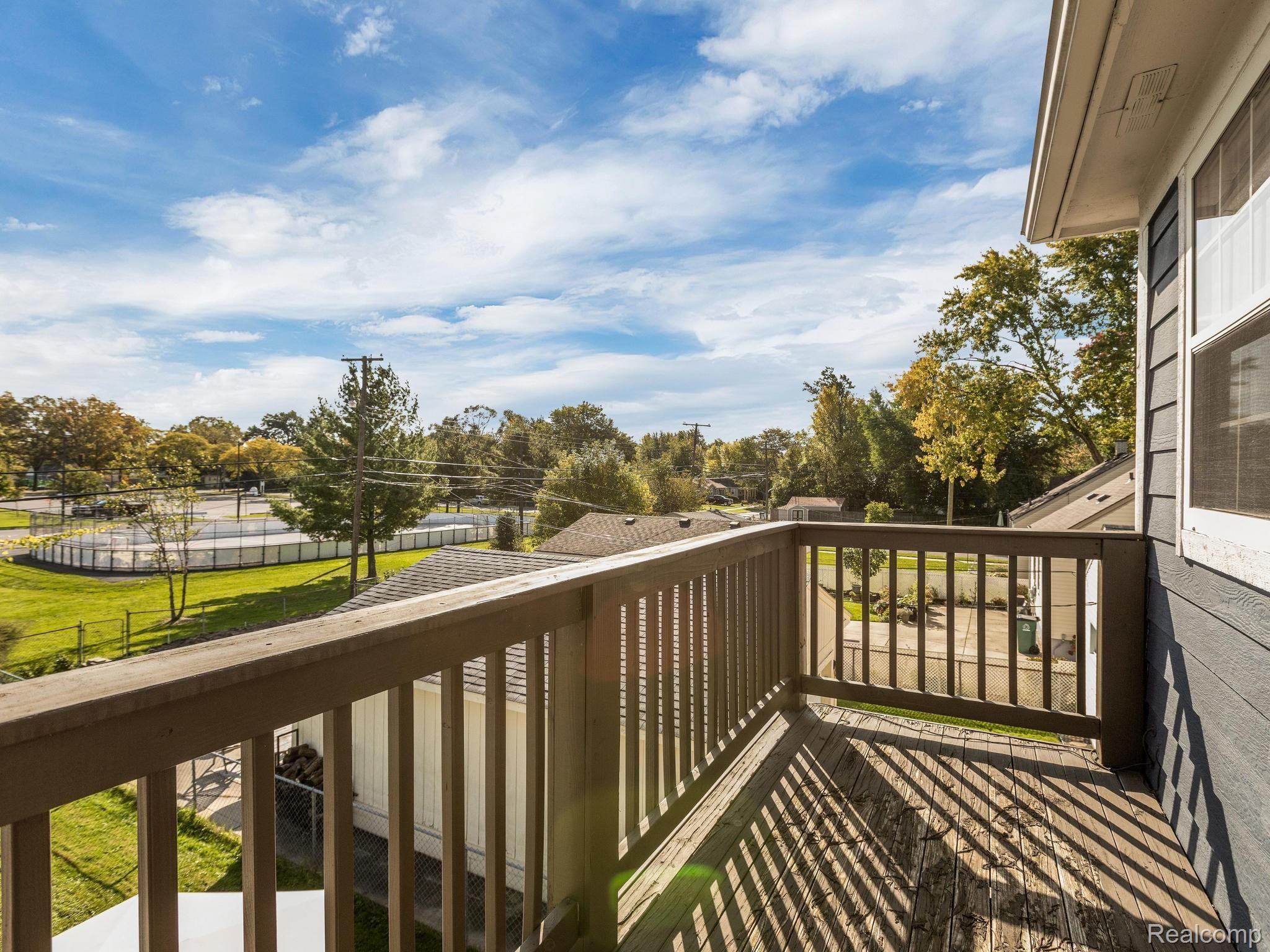 3132 Inman Street Ferndale, MI 48220 - Photo 22 of 37 Master bedroom balcony