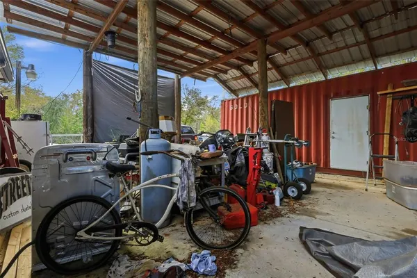 a view of a small space