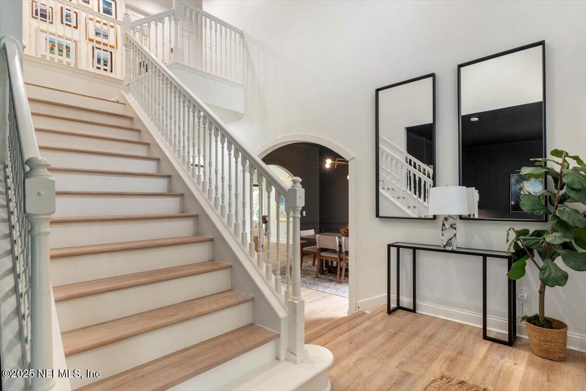 1047 Eagle Point Drive St. Augustine, FL 32092 - Photo 36 of 85 a view of entryway and hall with wooden floor