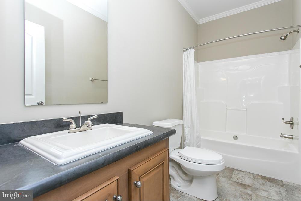 10421 Edenton Road Partlow, VA 22534 - Photo 17 of 18 a bathroom with a sink a toilet and shower