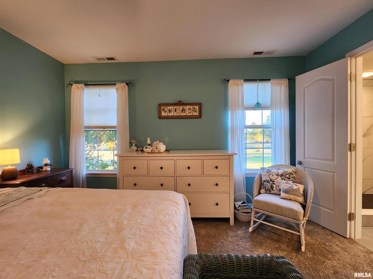 156 Hanover Lane Murphysboro, IL 62966 - Photo 28 of 63 a bedroom with a bed and a window
