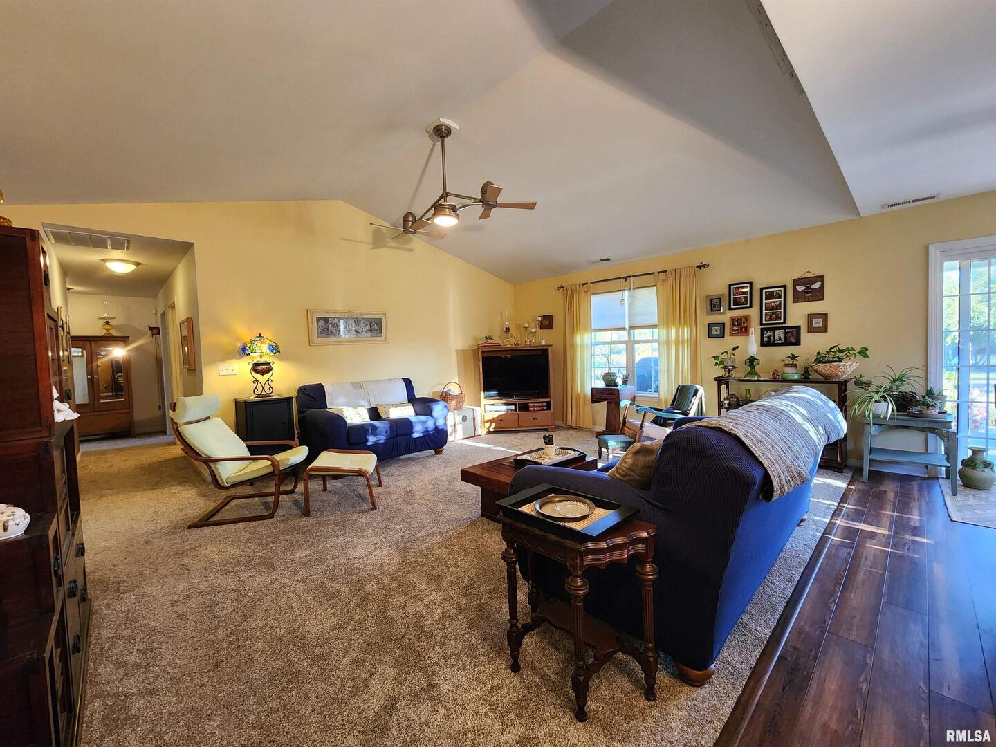 156 Hanover Lane Murphysboro, IL 62966 - Photo 7 of 63 a living room with furniture and wooden floor