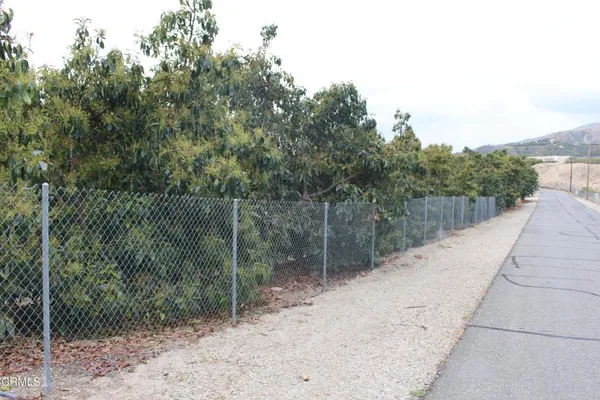 a view of a wooden bridge