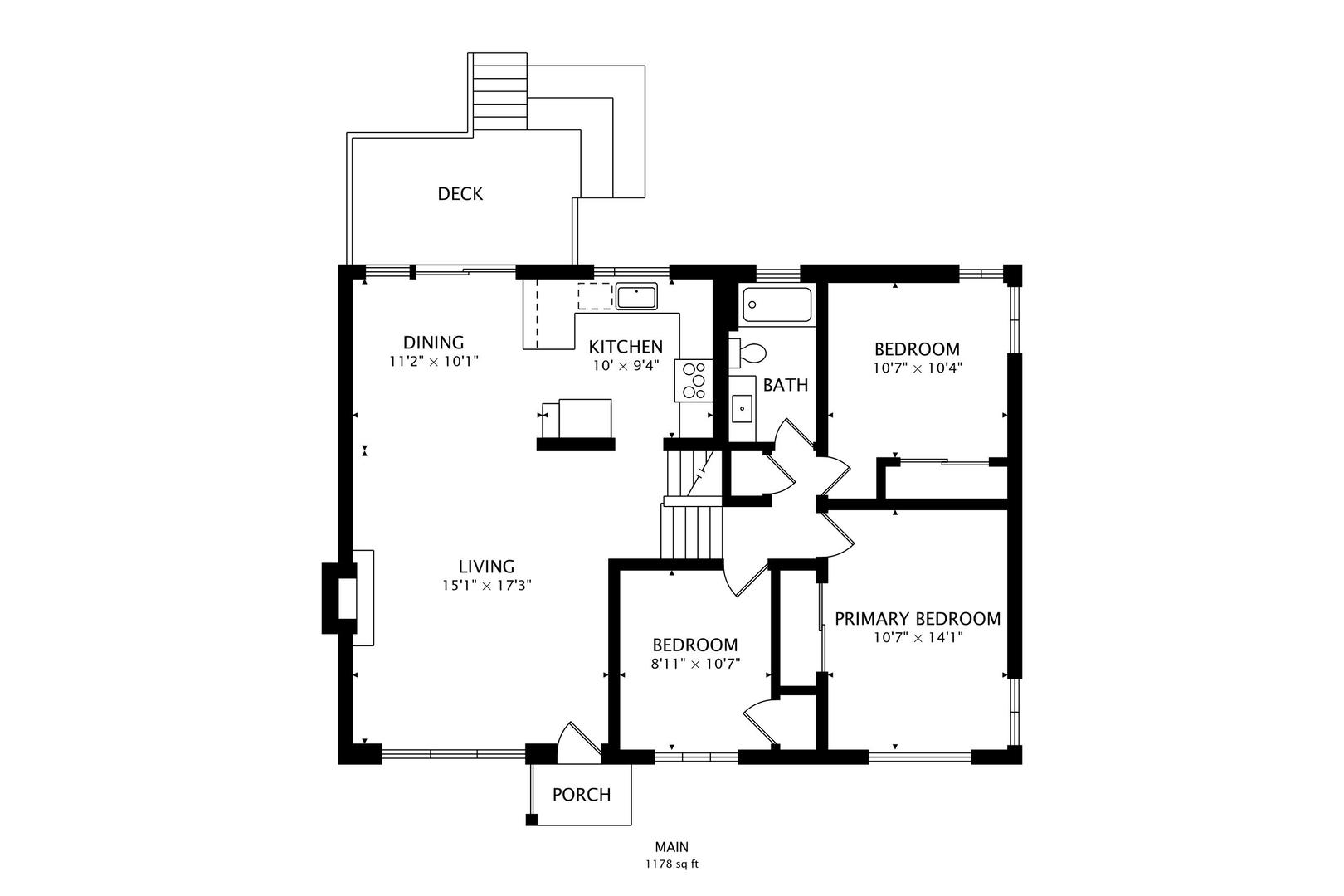 3530 Hillside Road Evanston, IL 60201 - Photo 24 of 27 a picture of a bench in front of door