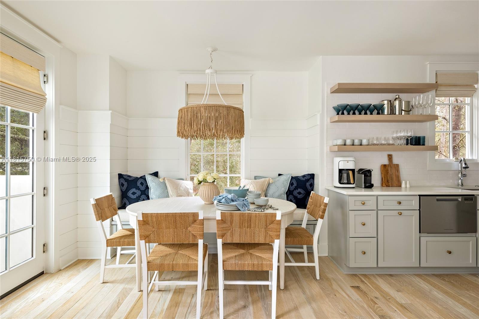25 North Belize Lane Inlet Beach, FL 32461 - Photo 26 of 35 a view of a dining room with furniture and wooden floor