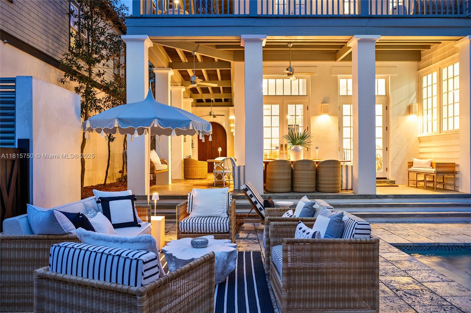 25 North Belize Lane Inlet Beach, FL 32461 - Photo 30 of 35 a outdoor living space with furniture and outdoor view