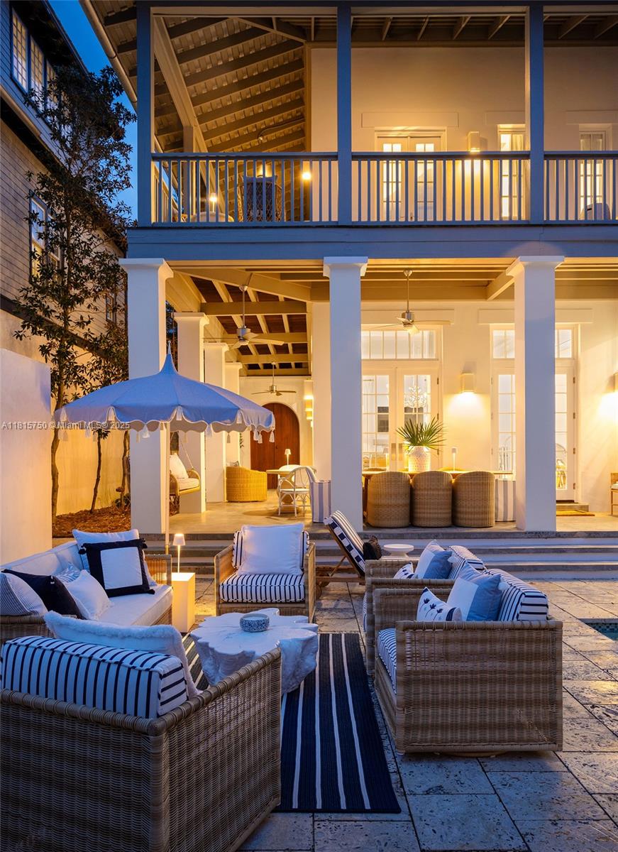 25 North Belize Lane Inlet Beach, FL 32461 - Photo 34 of 35 a view of outdoor seating area with furniture and window