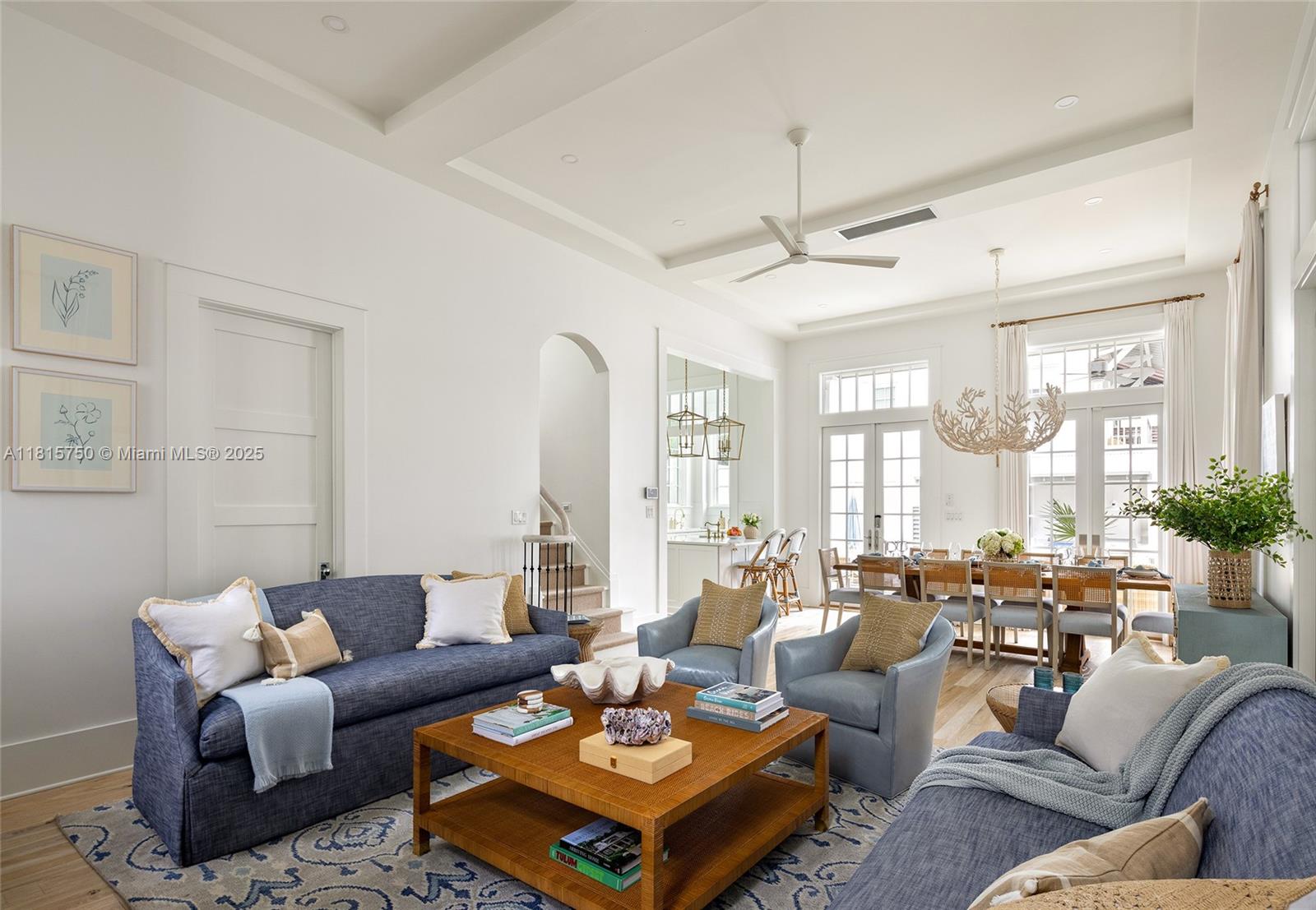 25 North Belize Lane Inlet Beach, FL 32461 - Photo 9 of 35 a living room with furniture kitchen view and large windows