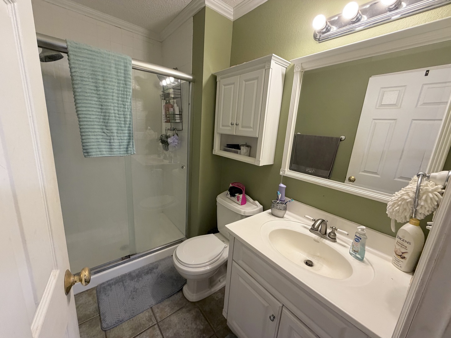 5179 Wright Road Alma, IL 62807 - Photo 21 of 28 a bathroom with a sink toilet and shower