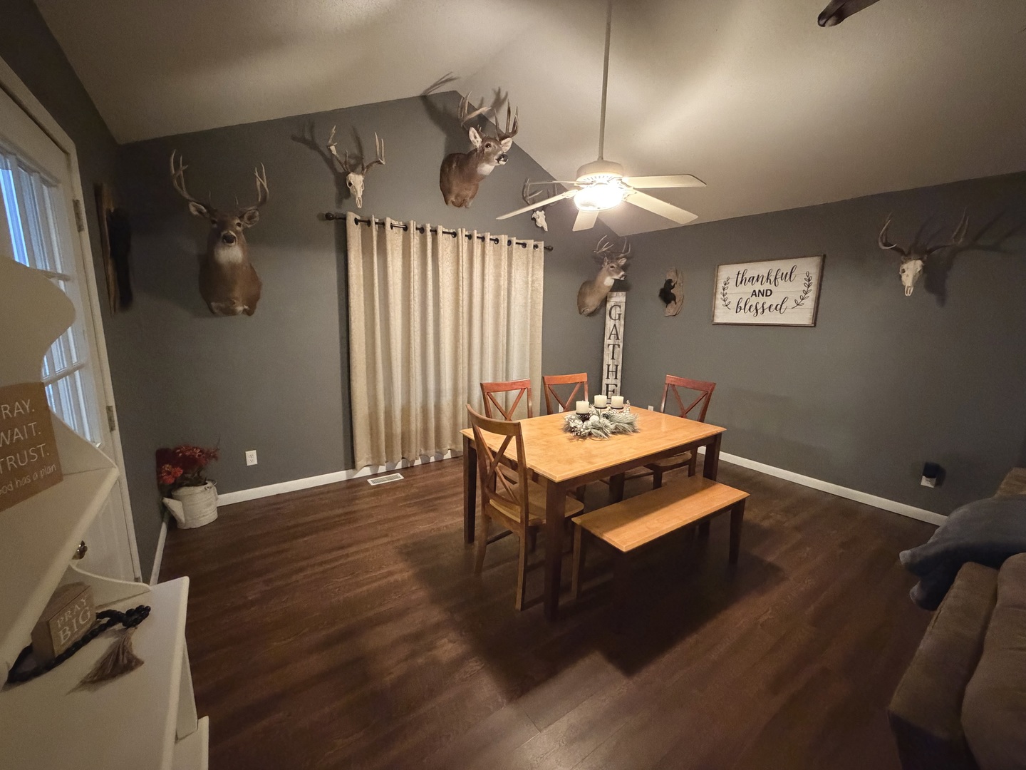 5179 Wright Road Alma, IL 62807 - Photo 10 of 28 a living room with table chairs and a wooden floor
