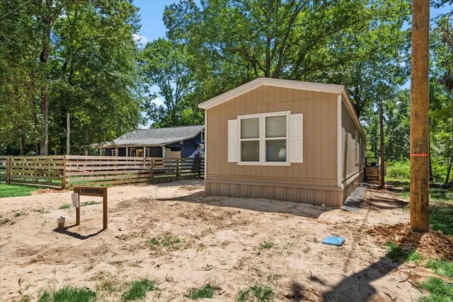 a house with a outdoor space