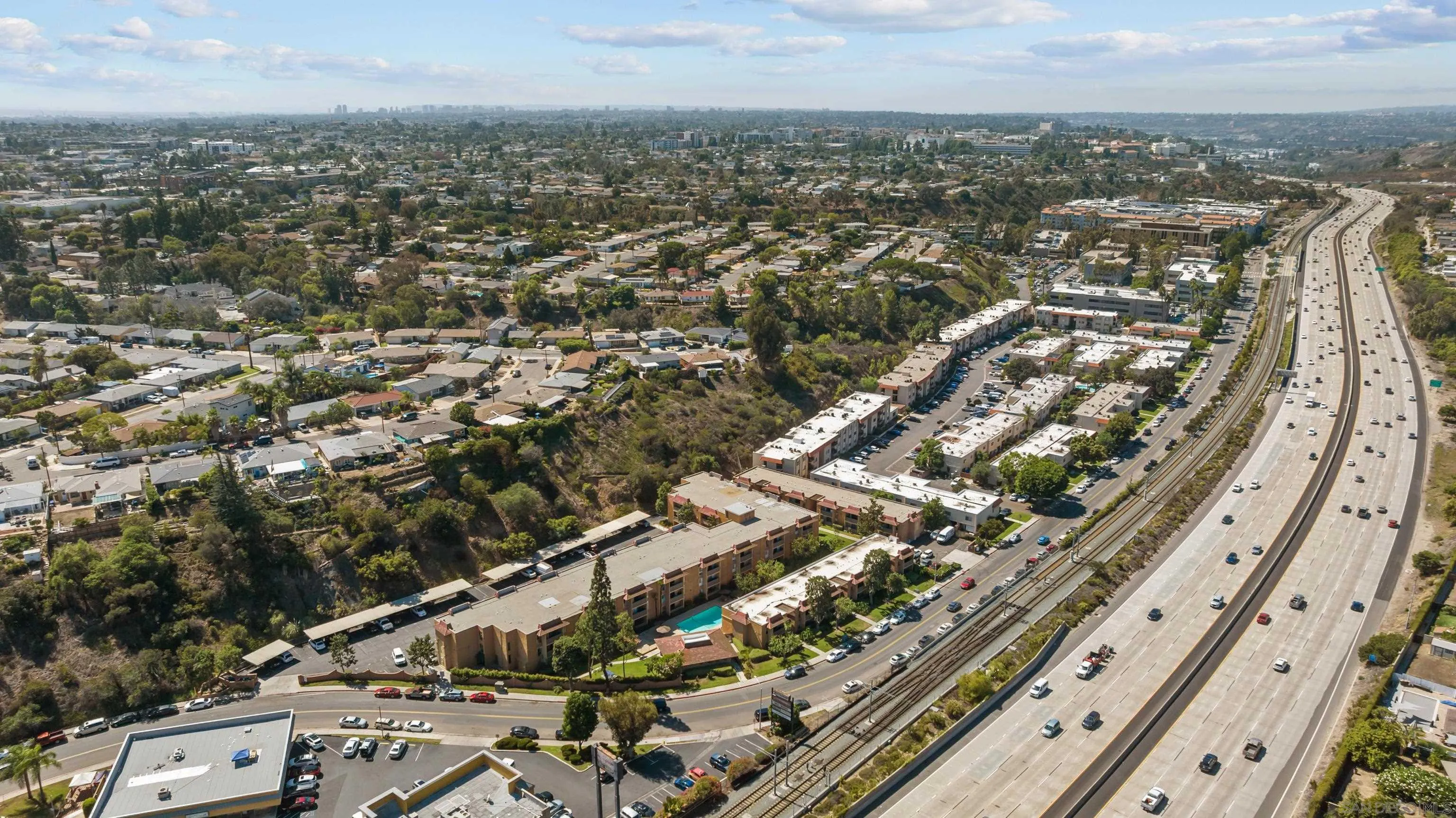 6911 Alvarado Road, Unit 20 San Diego, CA 92120 - Photo 27 of 28 an aerial view of multiple house