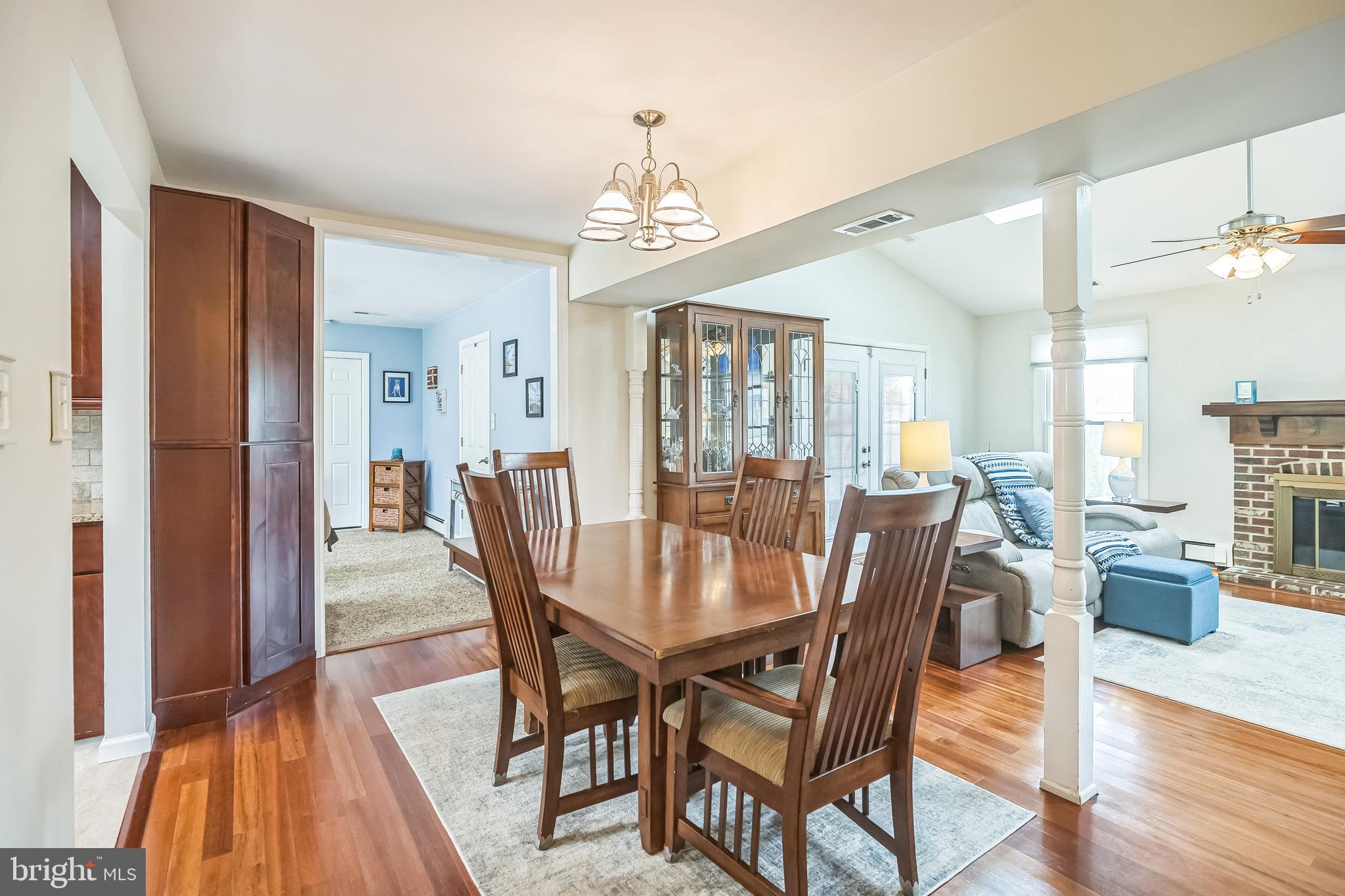 45 Dover Road Westampton, NJ 08060 - Photo 11 of 38 a view of a dining room with furniture window and wooden floor