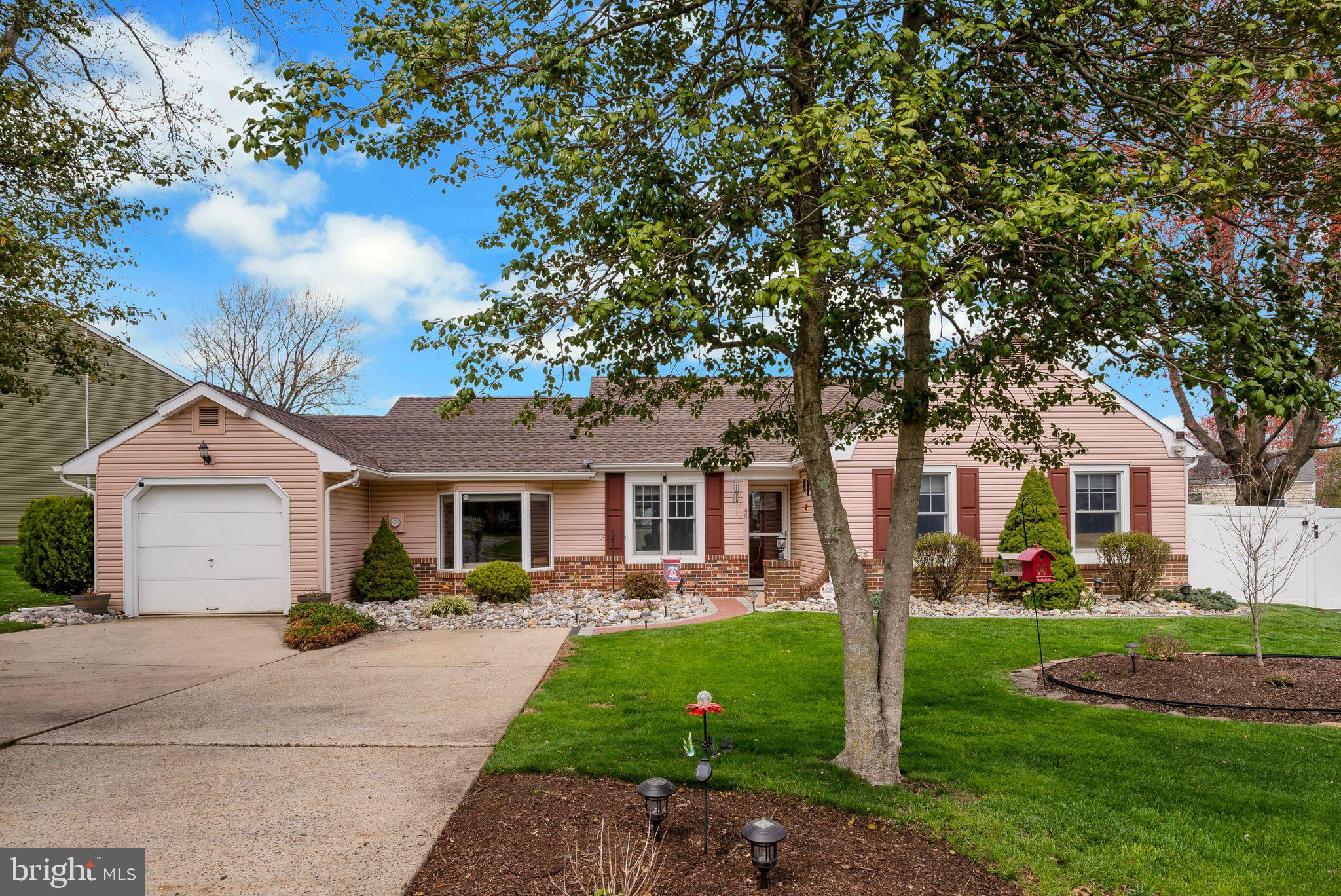 45 Dover Road Westampton, NJ 08060 - Photo 2 of 38 front view of a house with a yard