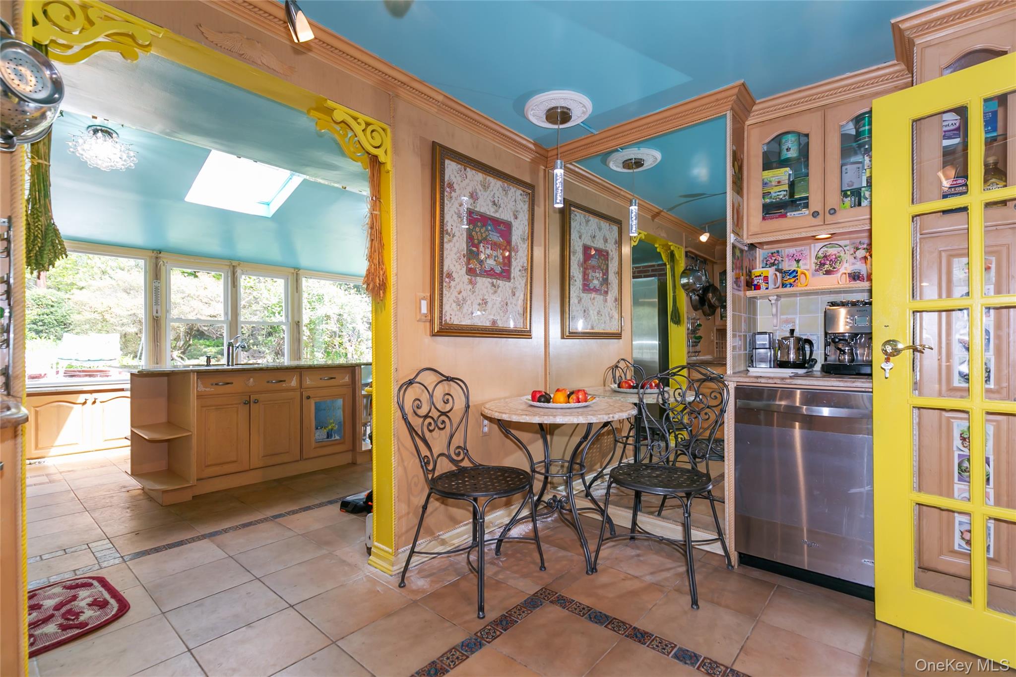 200 Myrtle Drive Great Neck, NY 11021 - Photo 6 of 25 a dining room with furniture and a floor to ceiling window
