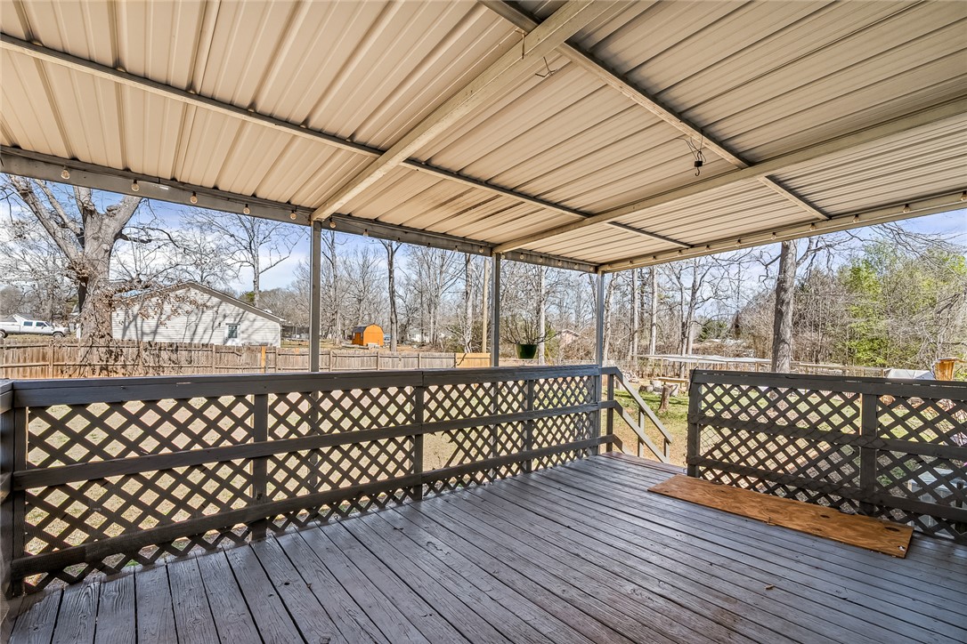 211 Old Brickyard Road Pelzer, SC 29669 - Photo 21 of 22 Covered Back Porch