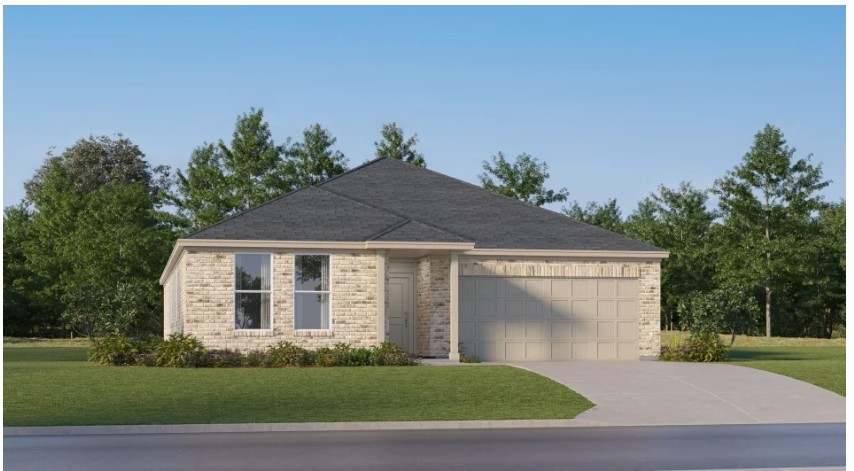 9315 Zander Drive Baytown, TX 77521 - Photo 16 of 21 a front view of a house with a garden