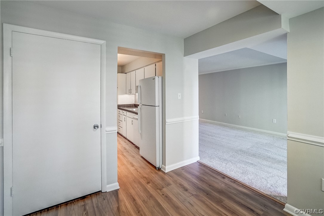1501 Thistle Road, Unit 103 Henrico, VA 23238 - Photo 13 of 27 wooden floor in an empty room