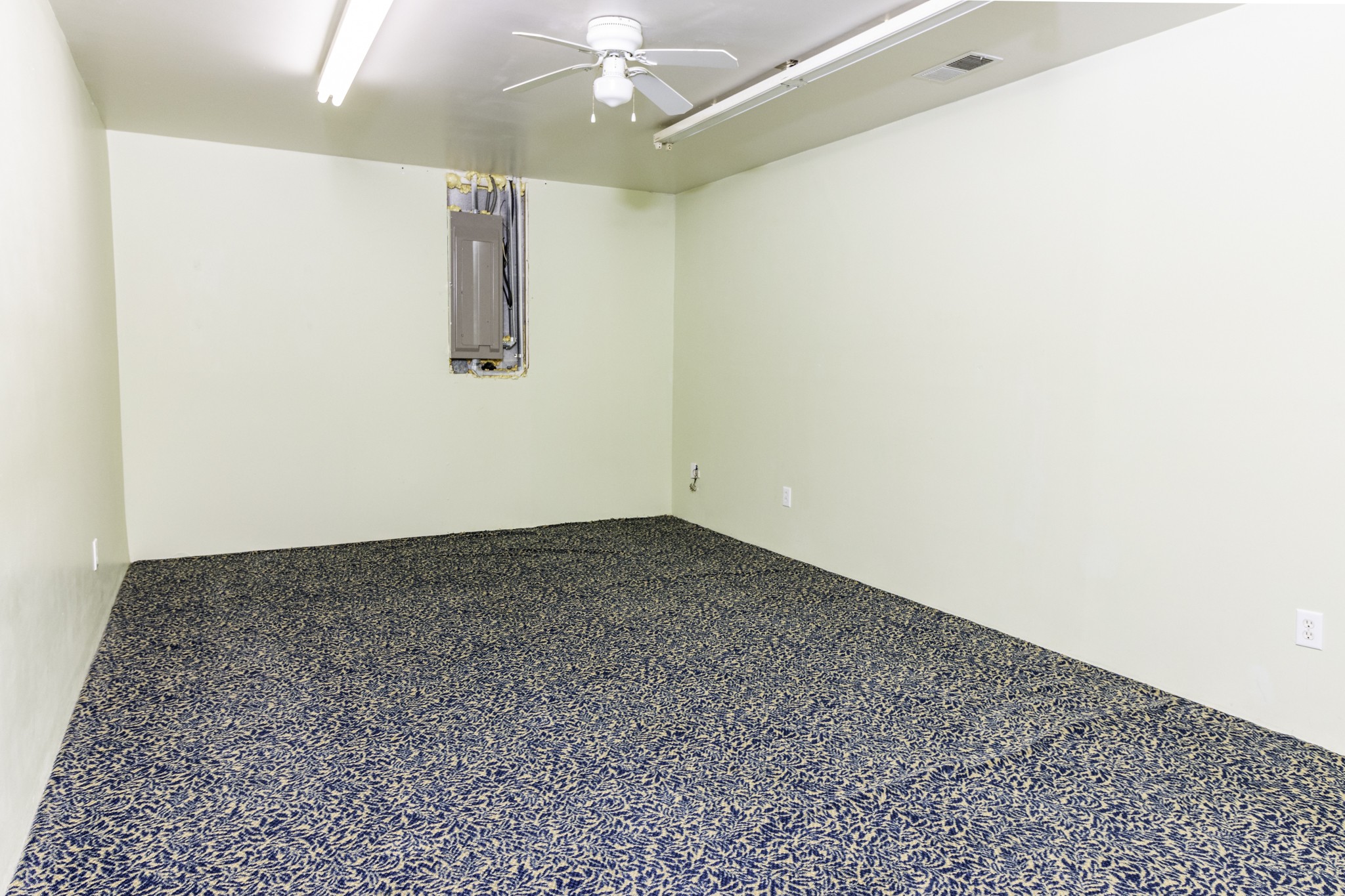 124 Chestnut Street Pulaski, TN 38478 - Photo 8 of 33 an empty room with a chandelier fan