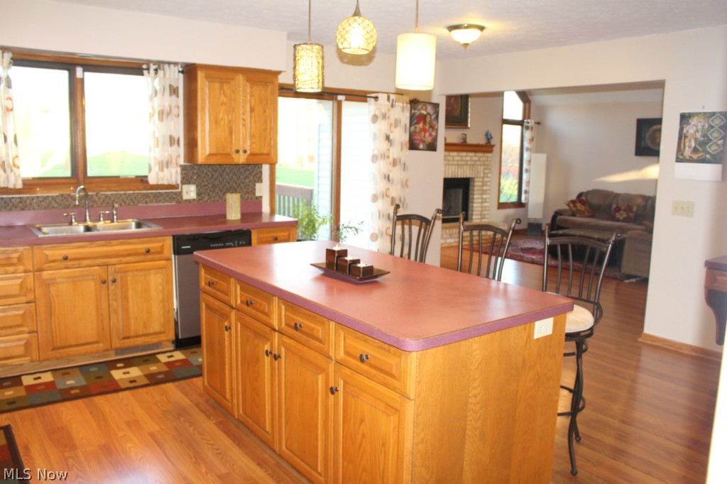 7611 State Road Parma, OH 44134 - Photo 9 of 25 Kitchen leads to deck and open to family room