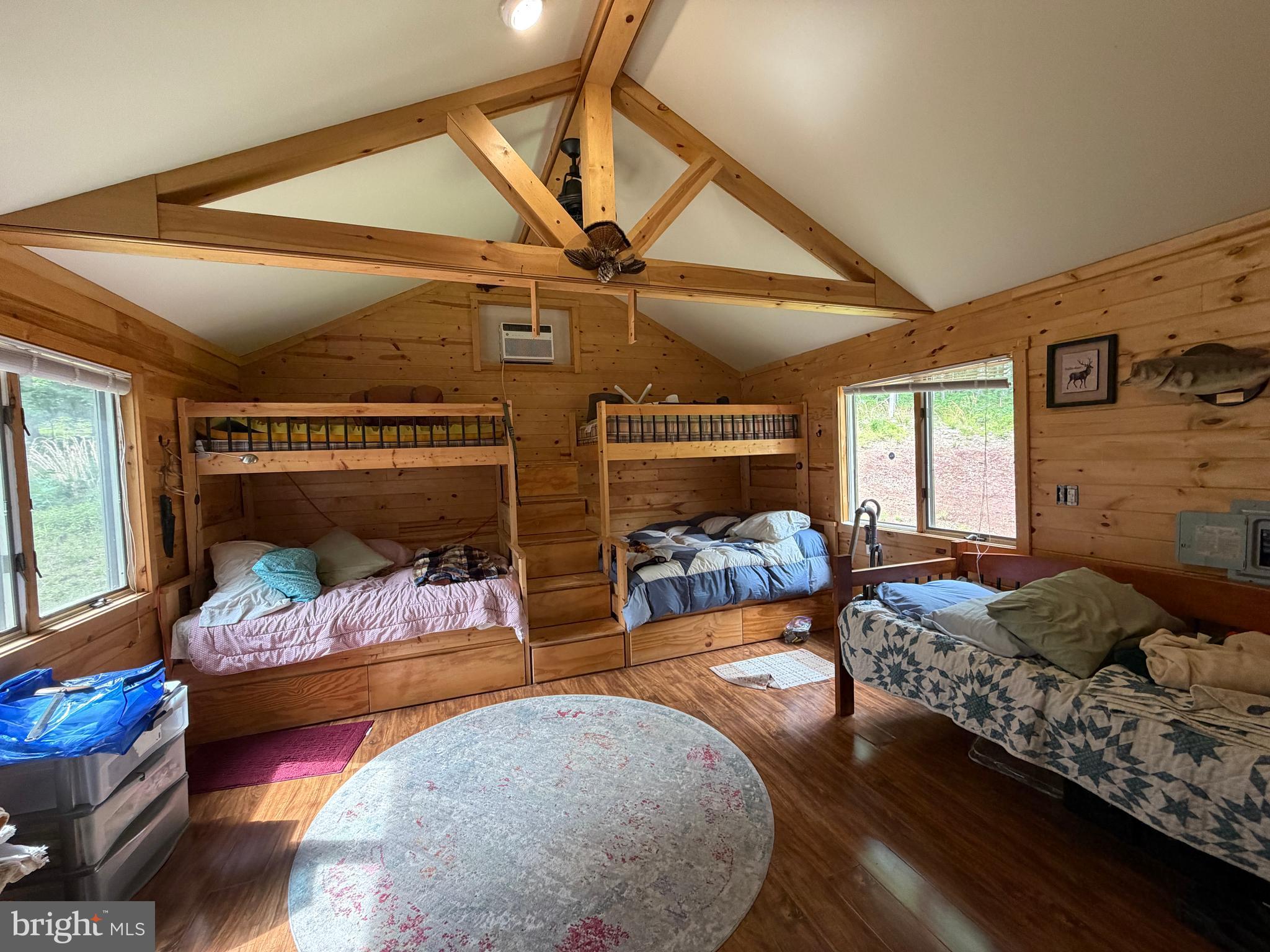 1419 Paul's Woods Road Delray, WV 26714 - Photo 27 of 105 a bedroom with two beds and a ceiling fan