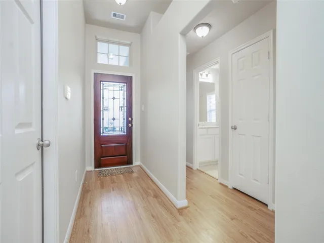 wooden floor in a gallery