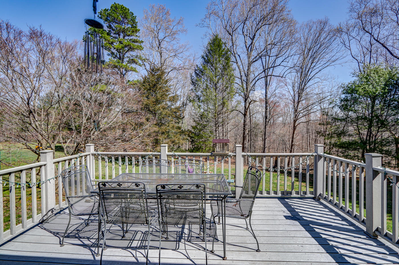 1306 Gills Road Bedford, VA 24523 - Photo 15 of 65 a view of balcony with wooden floor and fence