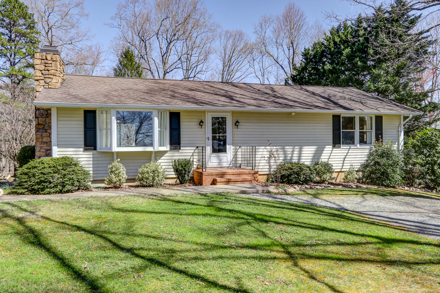 1306 Gills Road Bedford, VA 24523 - Photo 57 of 65 a front view of house with yard outdoor seating and green space