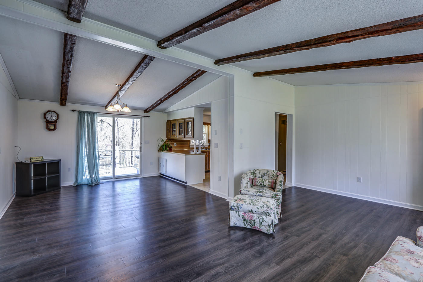 1306 Gills Road Bedford, VA 24523 - Photo 7 of 65 a room with hard wood floors and a ceiling fan