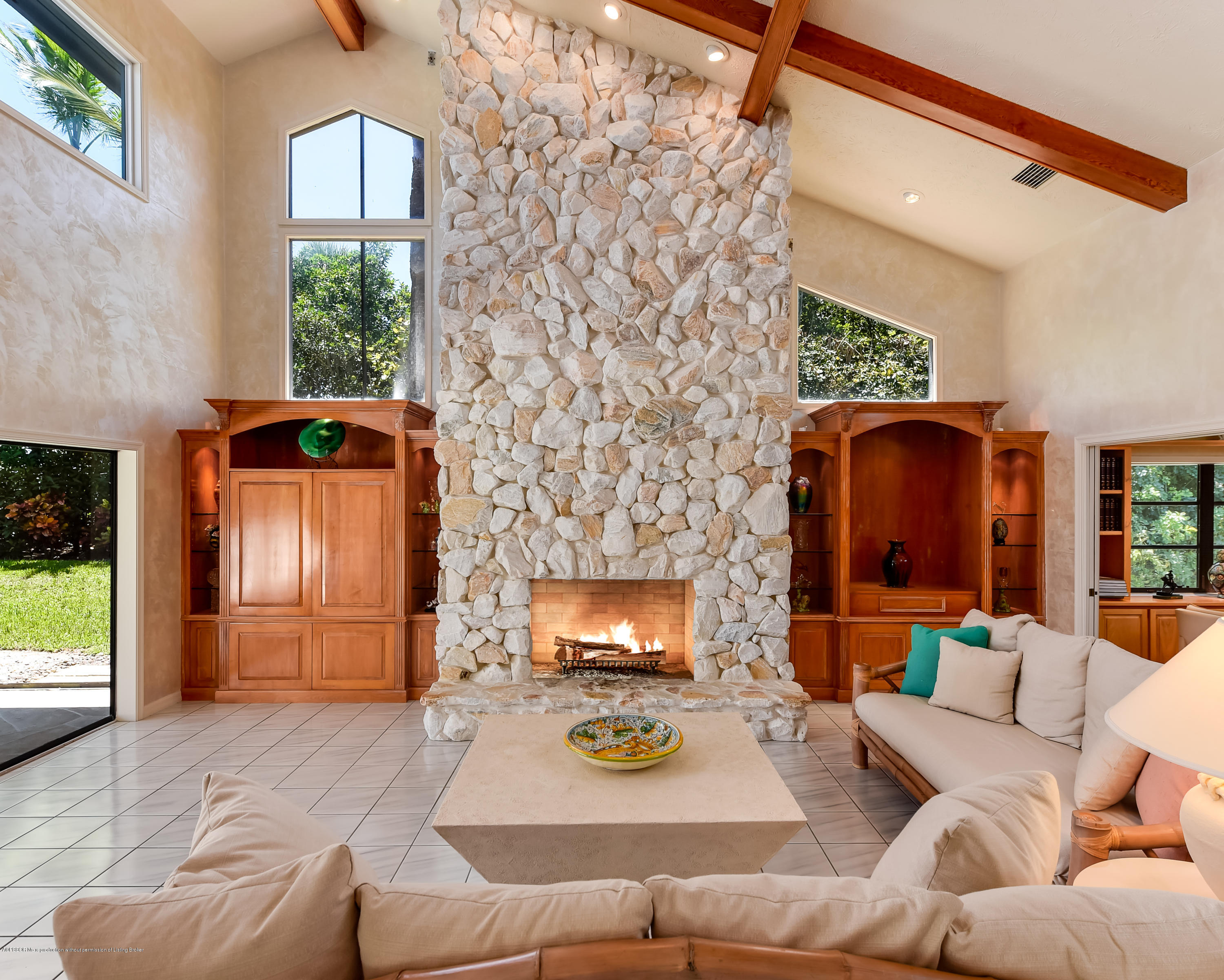 27 North Beach Road Hobe Sound, FL 33455 - Photo 12 of 30 27 Beach Rd Fireplace - PRINT-2