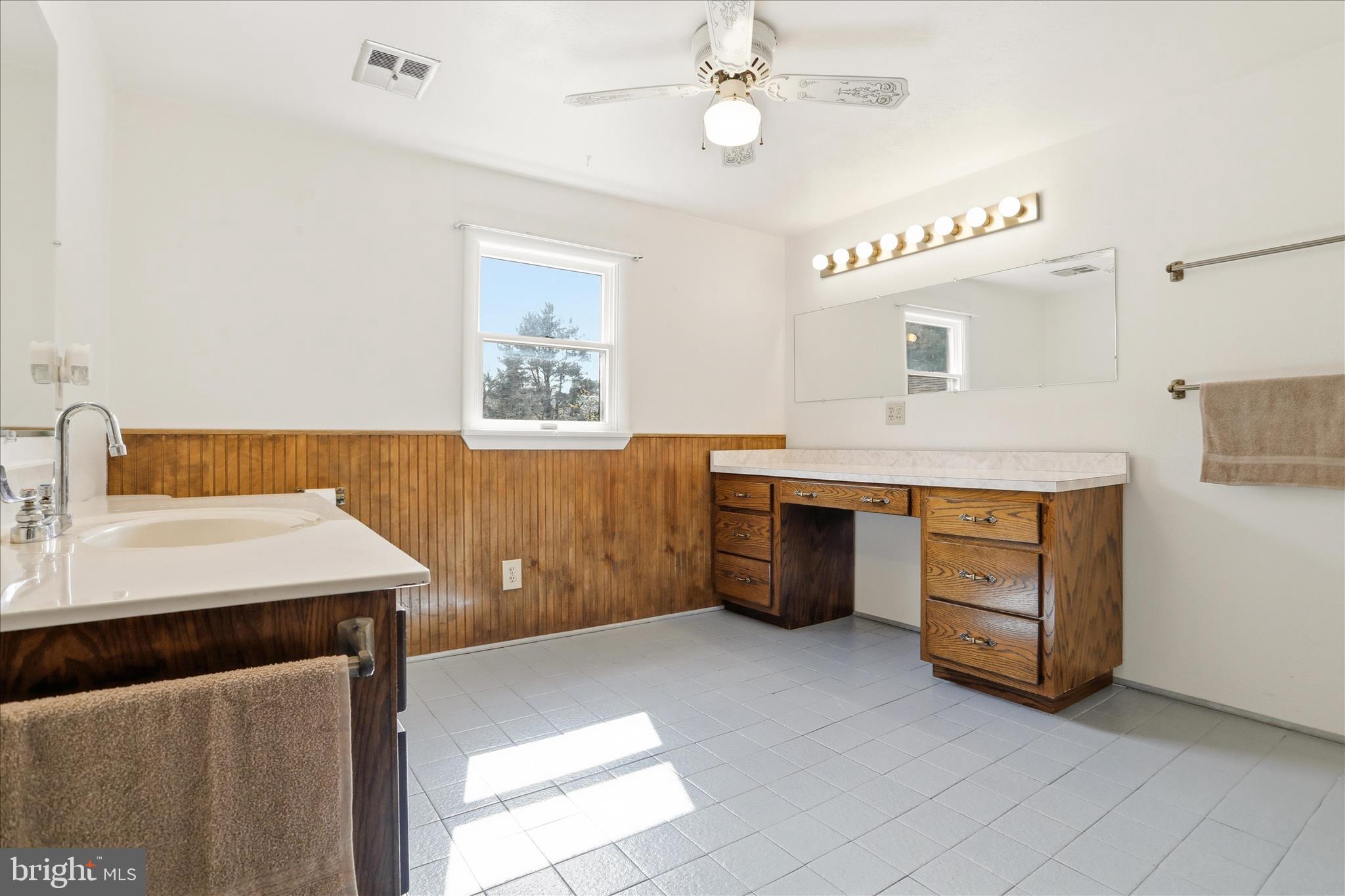 12623 Windy Ridge Drive Mount Savage, MD 21545 - Photo 43 of 72 a spacious bathroom with a sink a vanity and a mirror