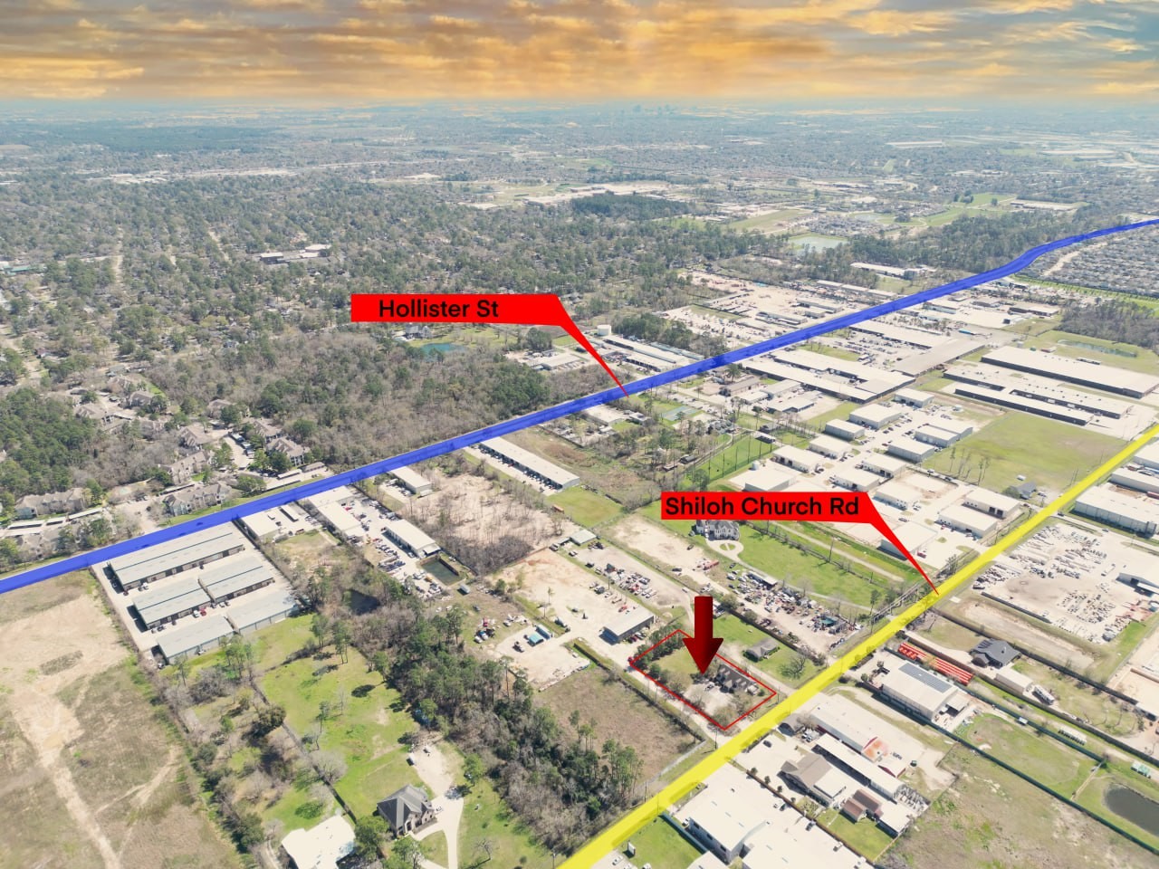 12682 Shiloh Church Road Houston, TX 77066 - Photo 25 of 25 a view of an outdoor space with city view