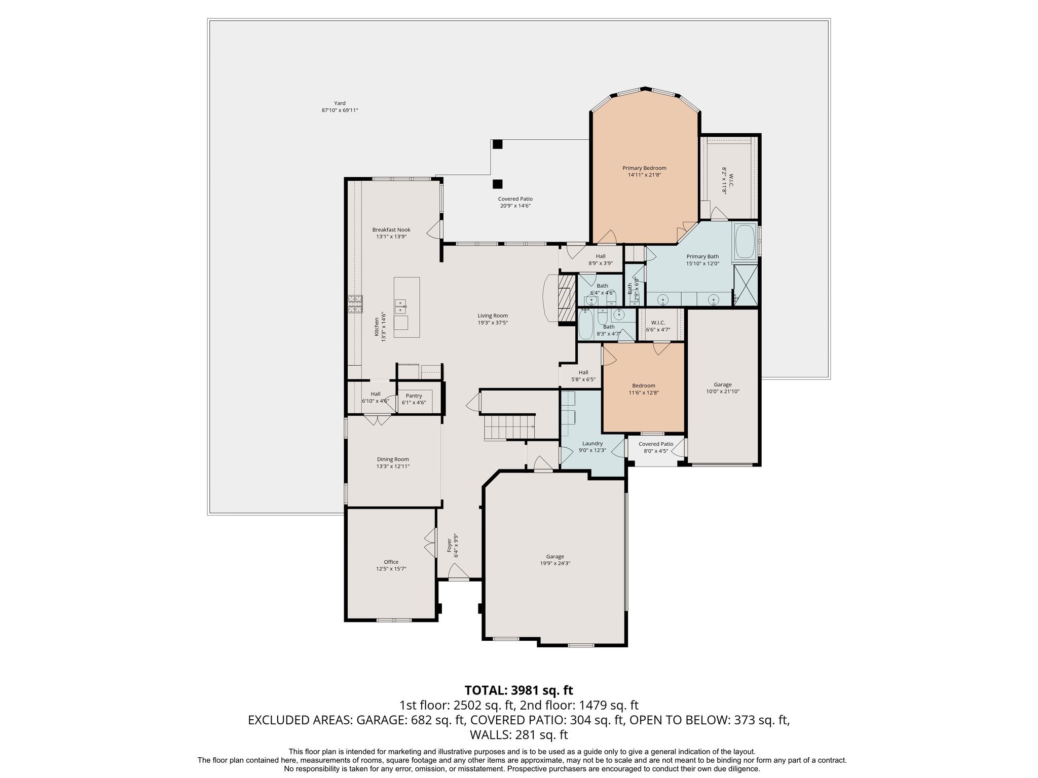 17403 Astrachan Road Richmond, TX 77407 - Photo 39 of 40 Floor Plan - First Level