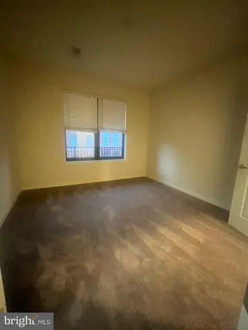 a view of small space with empty racks